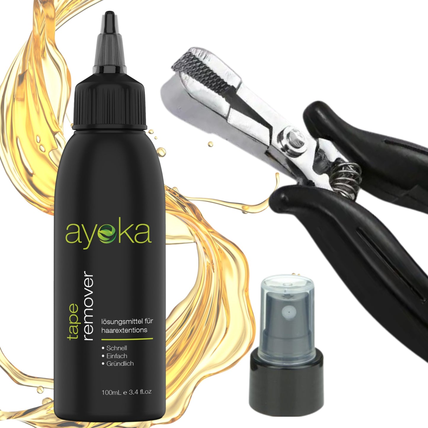 Professionelles Extensions Entferner Spray - Sanft und Effizient für Tape In & Bonding