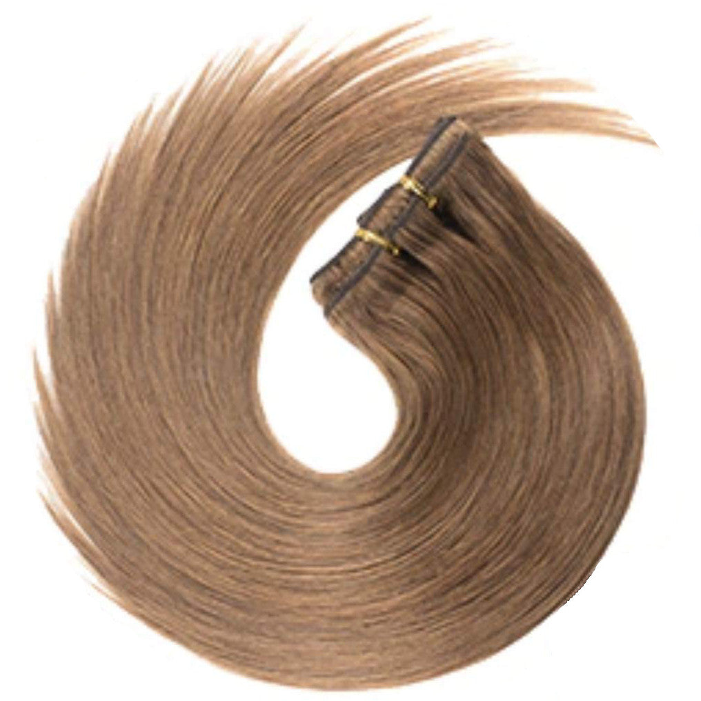 Clip In Extensions Haarteil mit 3 Clips 100% Echthaar Haarverlängerung