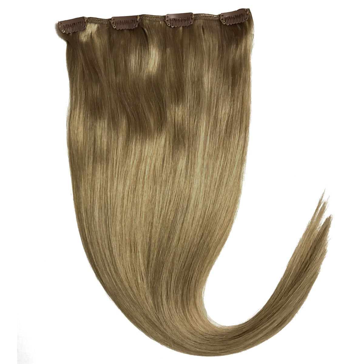 Clip In Extensions Haarteil mit 4 Clips 100% Echthaar Haarverlängerung