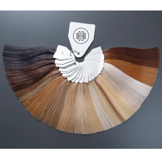Premium Farbring für Haarextensions | 26 Echthaar-Farbnuancen | Perfekte Farbauswahl & Farbabstimmung