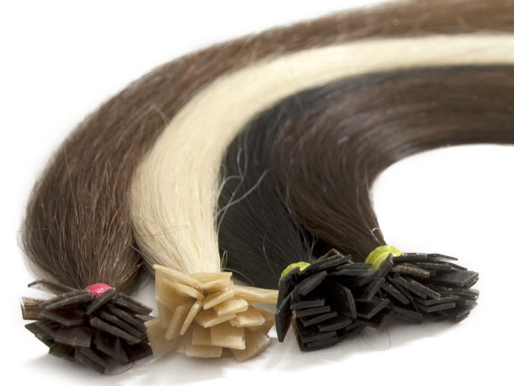 Remy Echthaar Extensions Bondings 45cm Haarverlängerung 7 Monate Haltbar